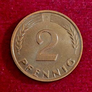 Germany 2 Pfennig 1963 Coin