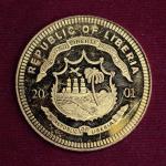 Germany ECU $10 Commemorative Medallion – Liberia Republic Reverse Design Collectible Coin 2001 (40mm)