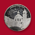 Germany Ettal Abbey Benedictine Monastery Bavaria “Schones Bayern” Coat of Arms Commemorative Medallion (40mm)