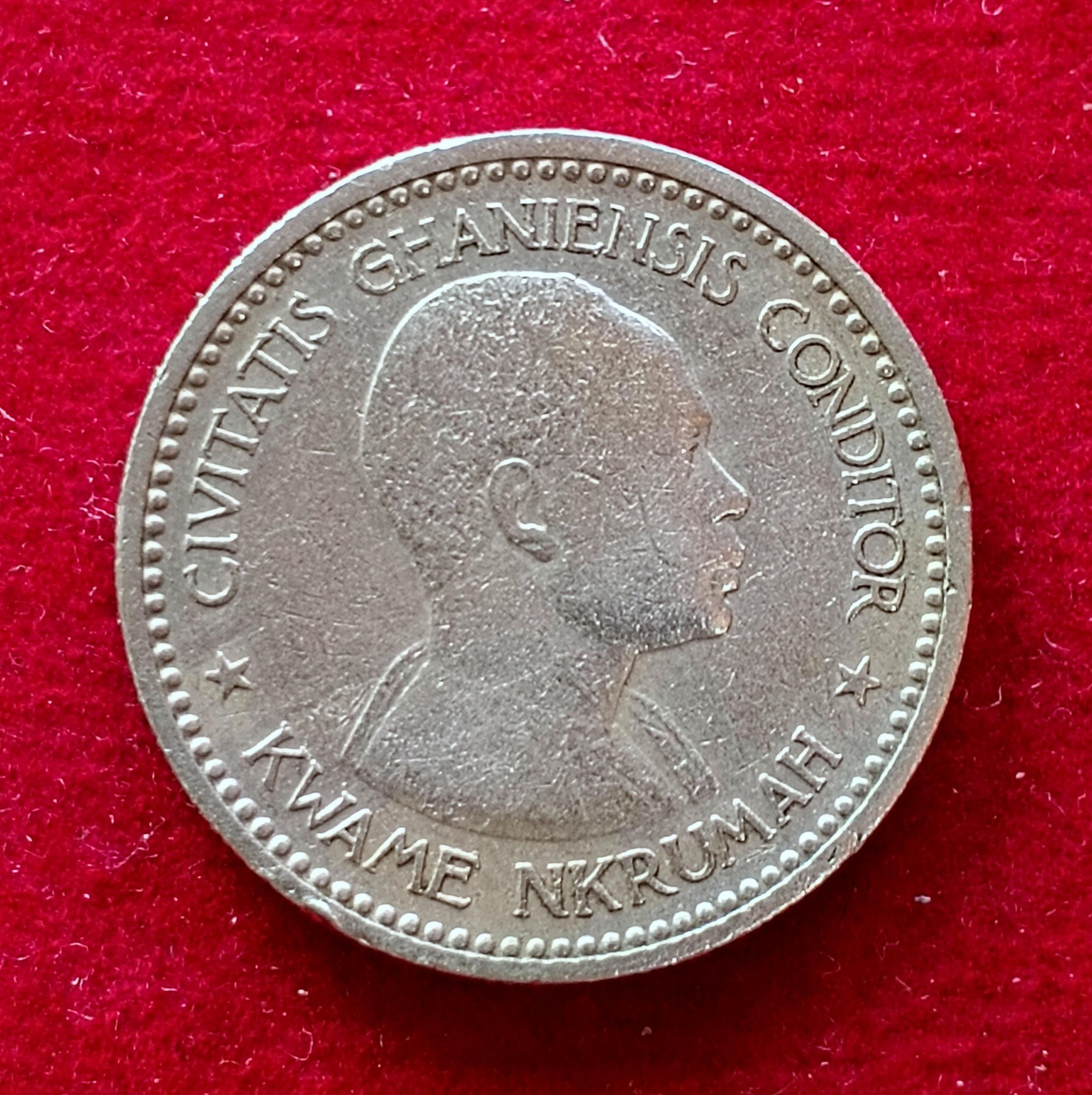 Ghana 1 Shilling Elizabeth II 1958 Coin