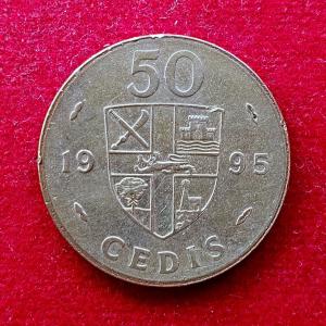 Ghana 50 Cedis 1995 Coin