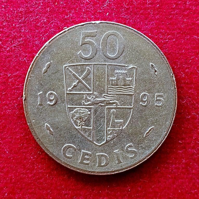 Ghana 50 Cedis 1995 Coin