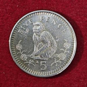 Gibraltar 5 Pence - Elizabeth II 1991 Coin