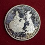 History of British Currency Commemorative Medallion – Great Britain Penny 1954–1970 (40mm)