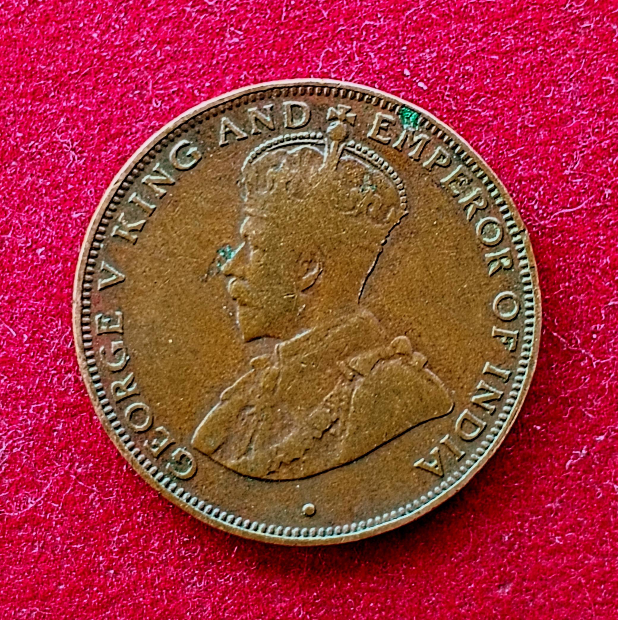 Hong Kong 1 Cent - George V 1934 Coin