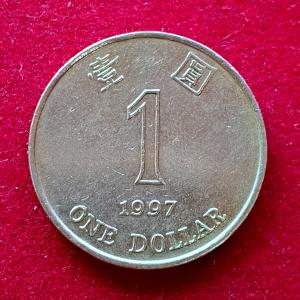 Hong Kong 1 Dollar 1997 Coin
