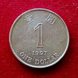 Hong Kong 1 Dollar 1997 Coin