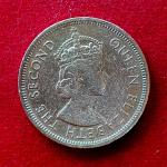 Hong Kong 1 Dollar - Elizabeth II 1960 Coin