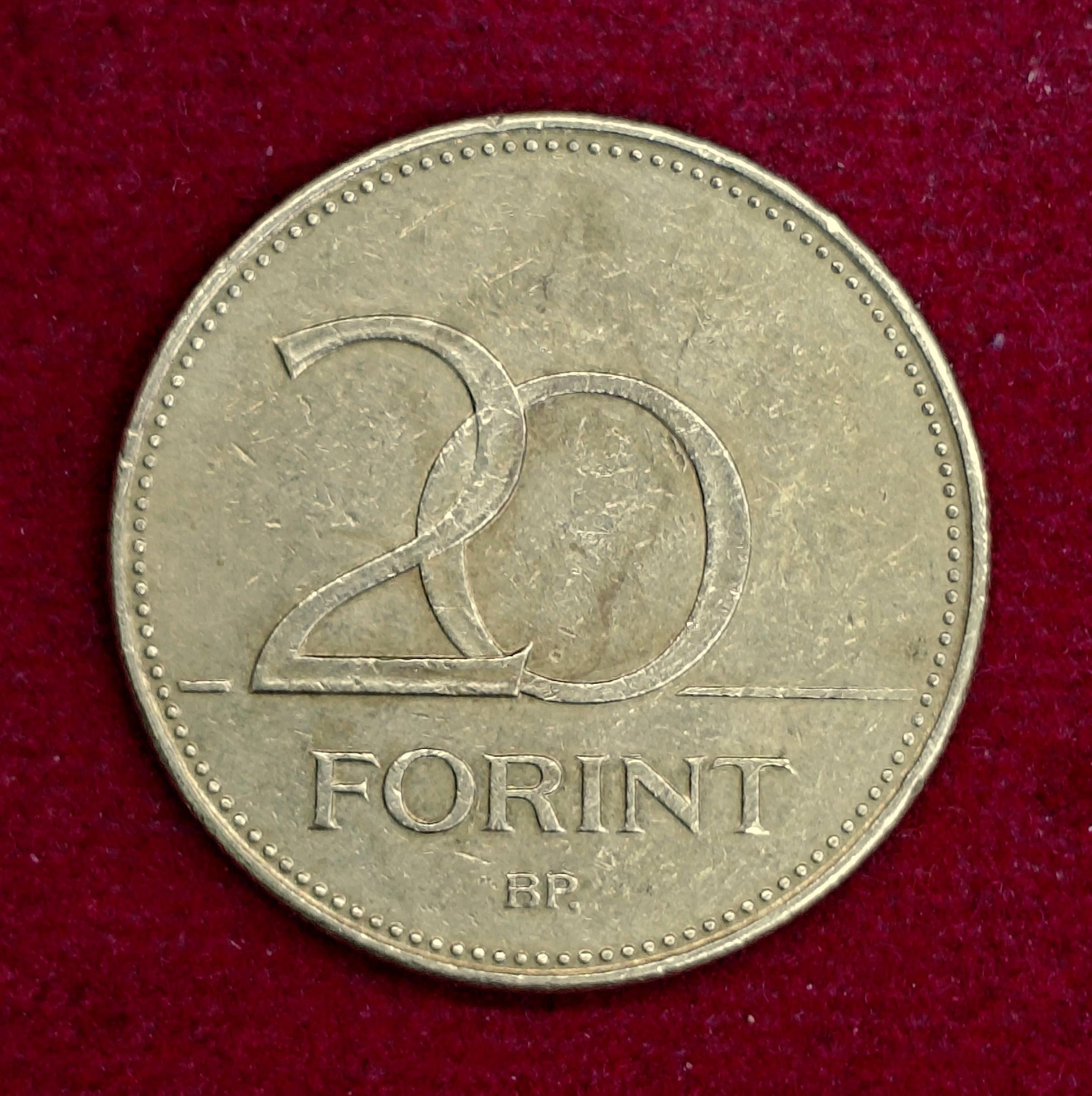 Hungary 20 Forint 1995 Coin