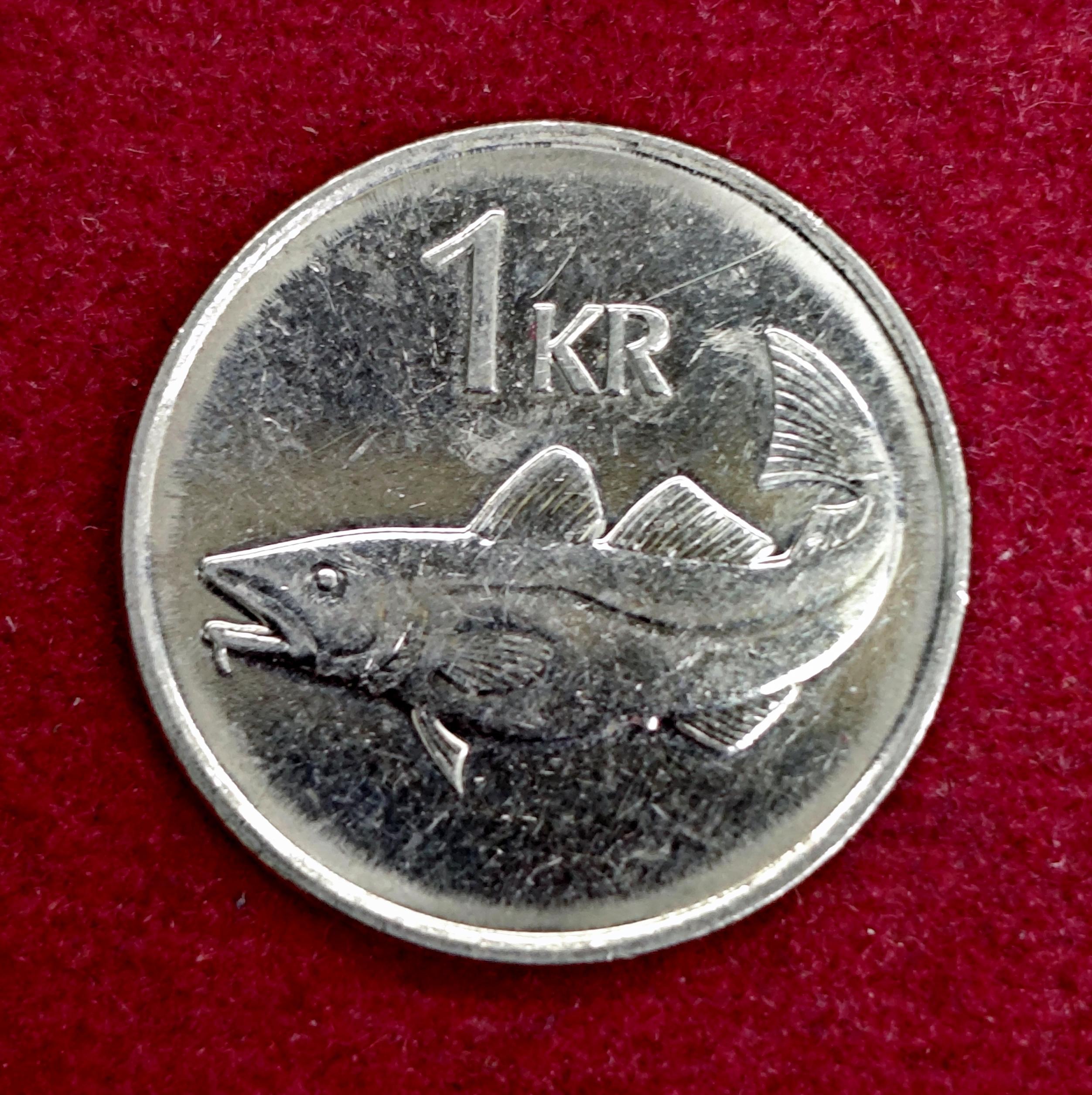 Iceland 1 Krona 2011 Coin