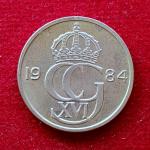 Sweden 50 Ore Carl XVI Gustaf 1984 Coin