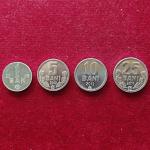 Moldova 4 Coins Set (1 Ban, 2, 5, 10, 25 Bani)