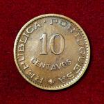 India Portuguese 10 Centavos 1958 Coin