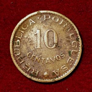 India Portuguese 10 Centavos 1959 Coin