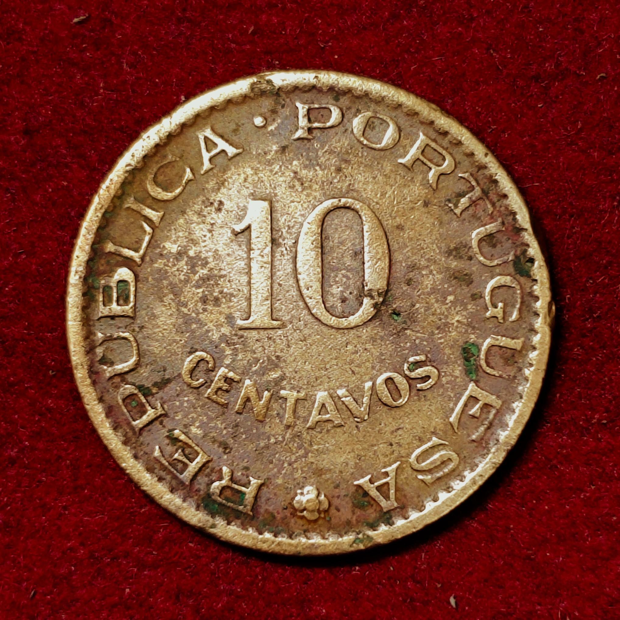 India Portuguese 10 Centavos 1959 Coin