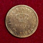 India Portuguese 1/8 Tanga Luiz I 1881 Coin