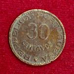 India Portuguese 30 Centavos 1958 Coin
