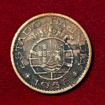 India Portuguese 30 Centavos 1958 Coin