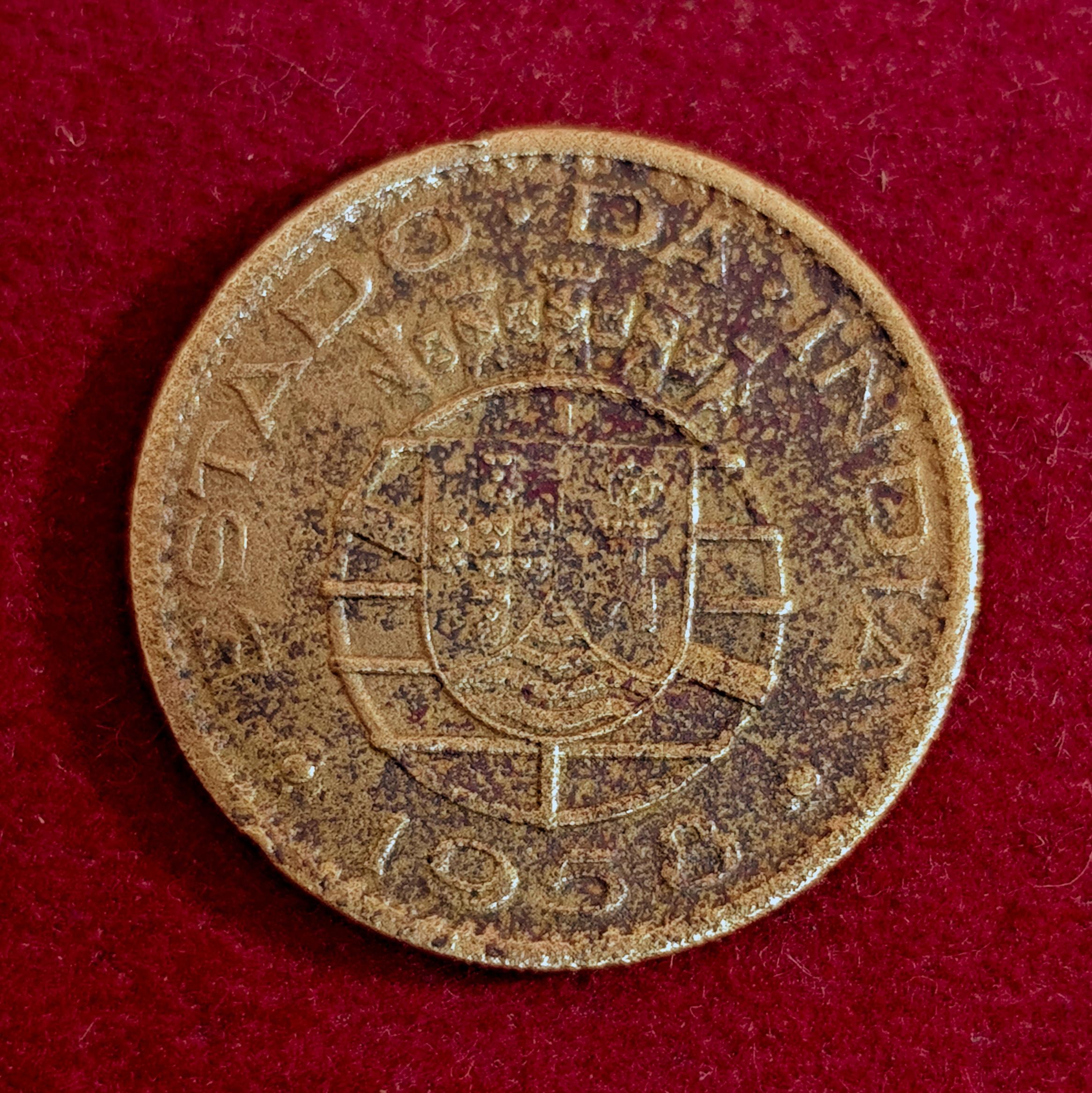 India Portuguese 30 Centavos 1958 Coin