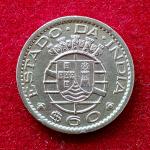 India Portuguese 60 Centavos 1959 Coin