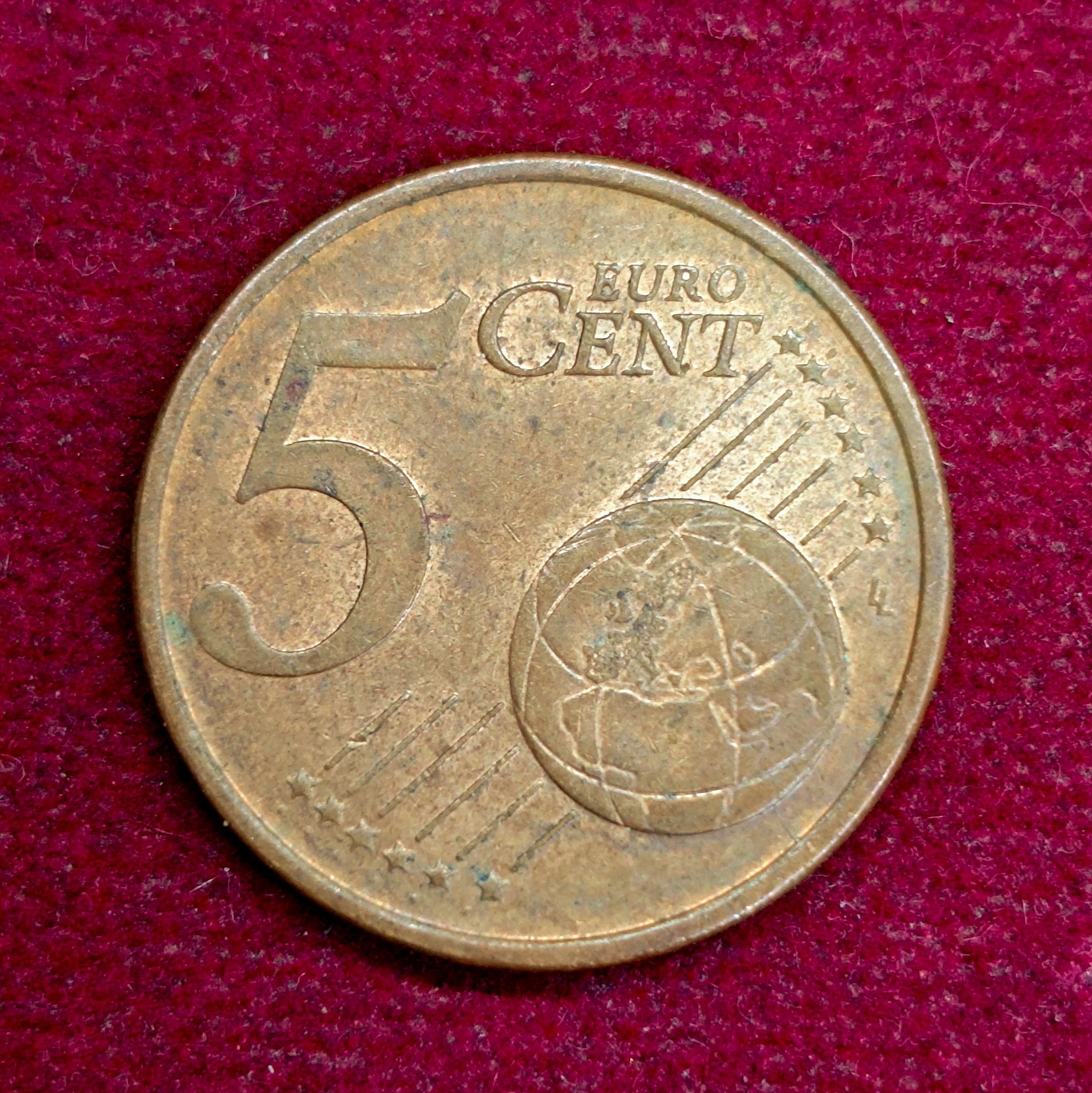 Ireland 5 Euro Cent 2002 Coin