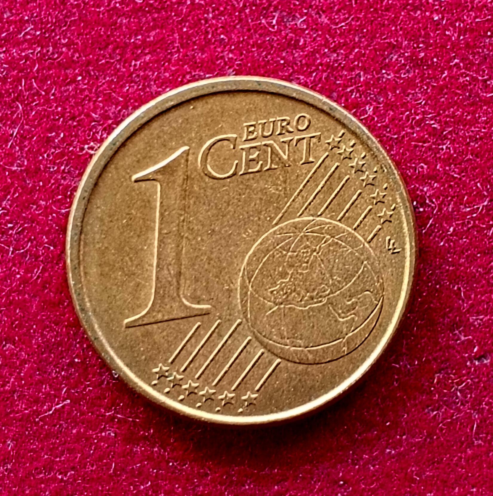 Italy 1 Euro Cent 2007 Coin