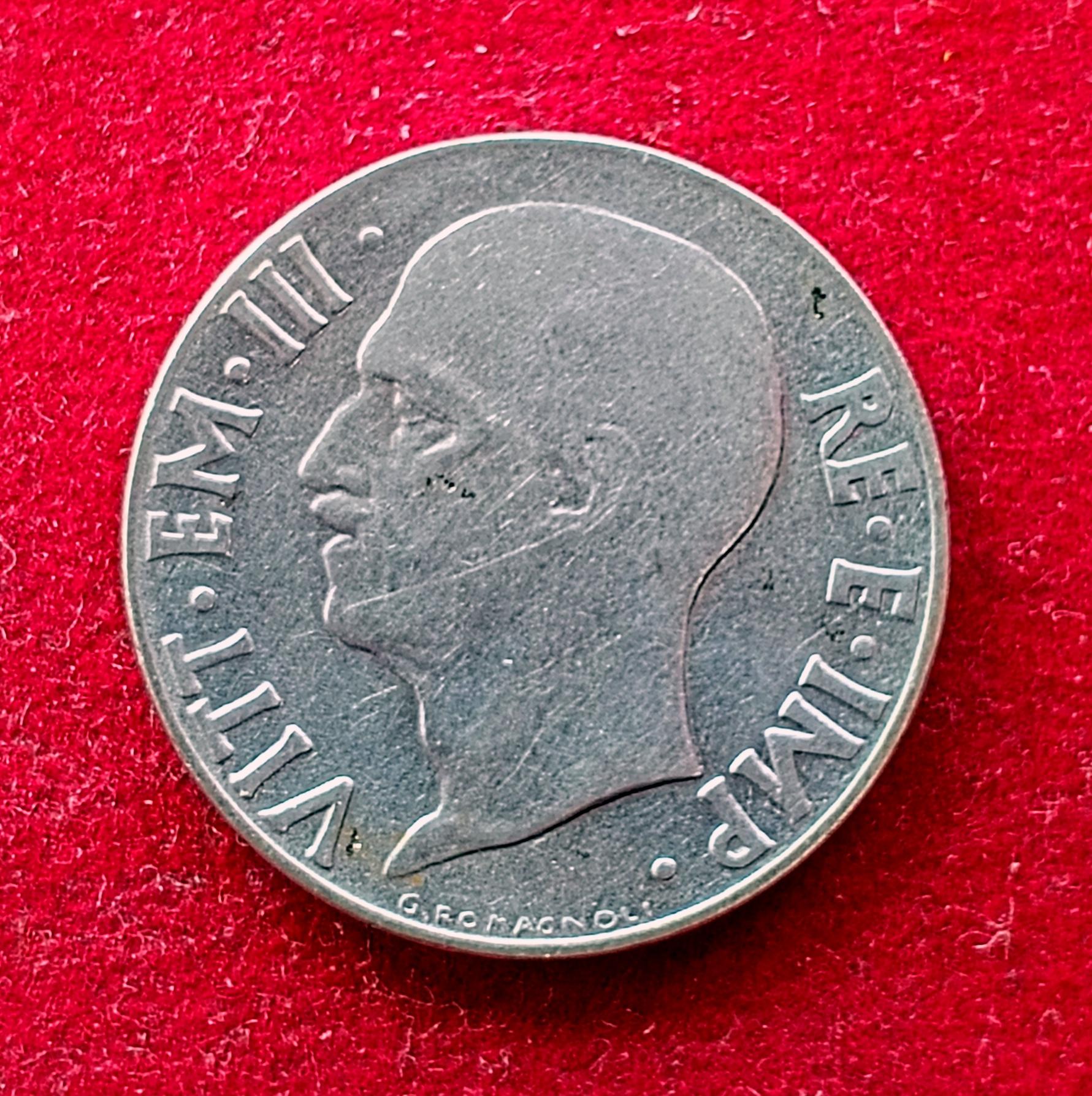 Italy 20 Centesimi Vittorio Emanuele III 1940 Coin