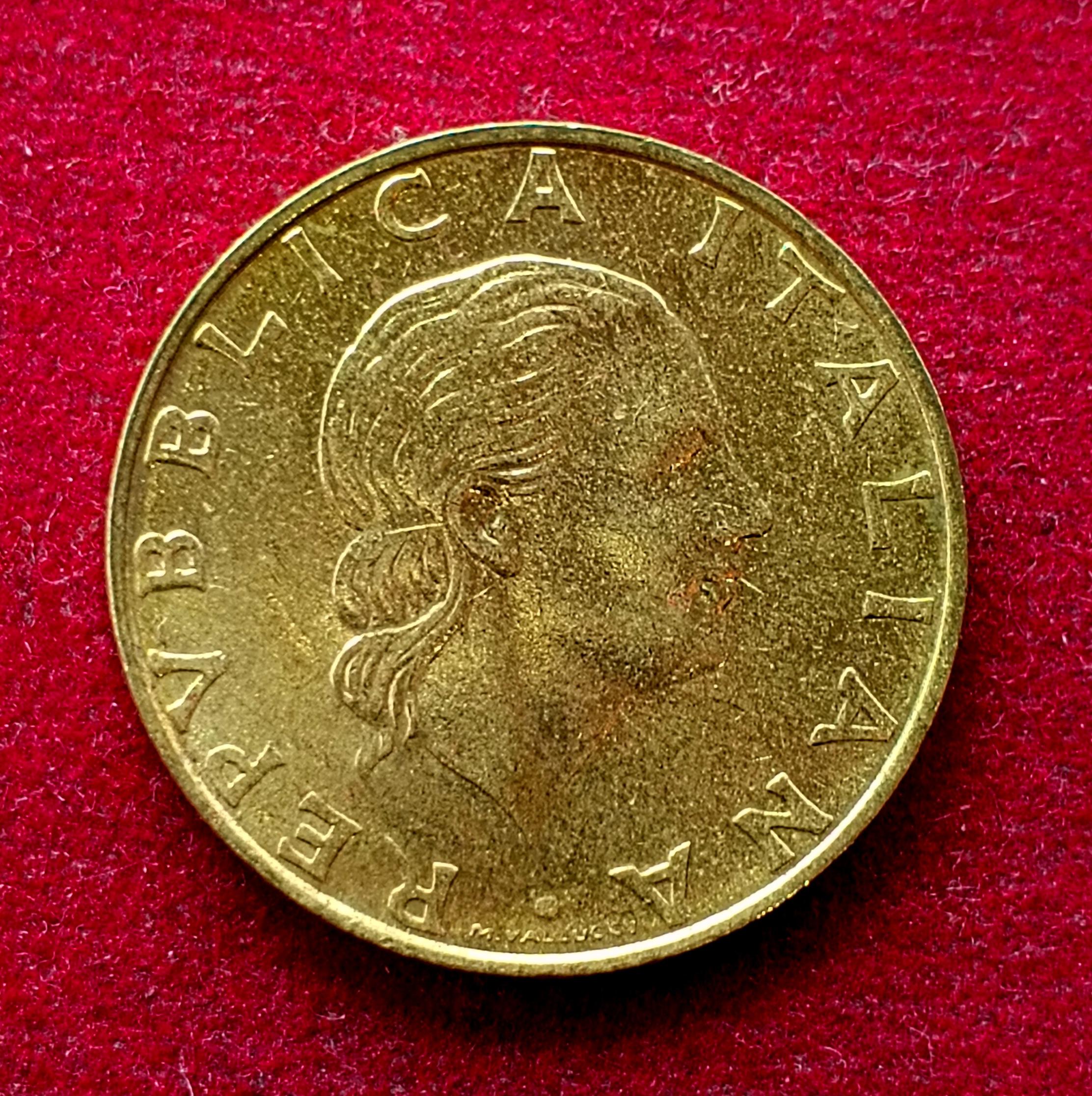 Italy 200 Lire Military Aviation Commemorative 1993 Coin