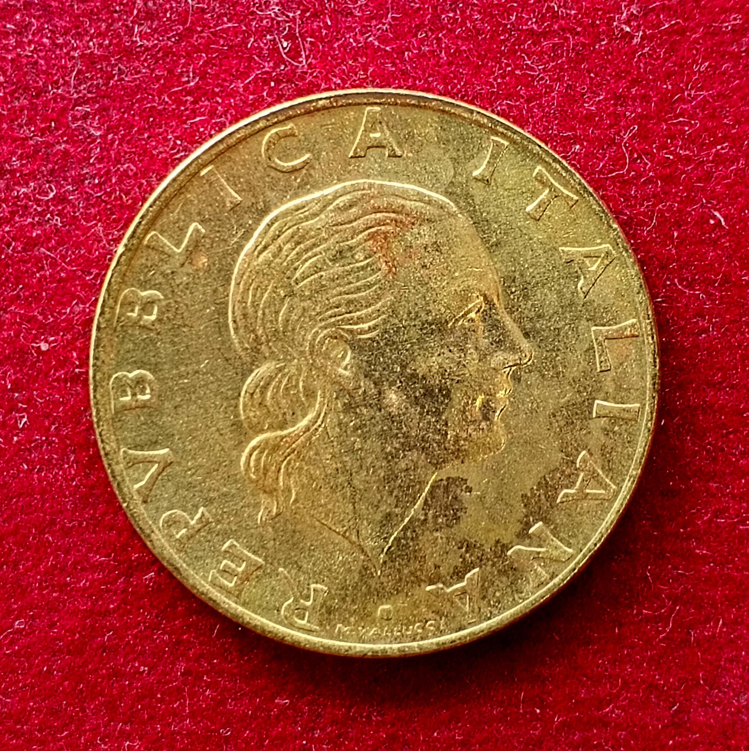 Italy 200 Lire Military Aviation Commemorative 1993 Coin