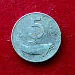 Italy 5 Lire 1954 Coin