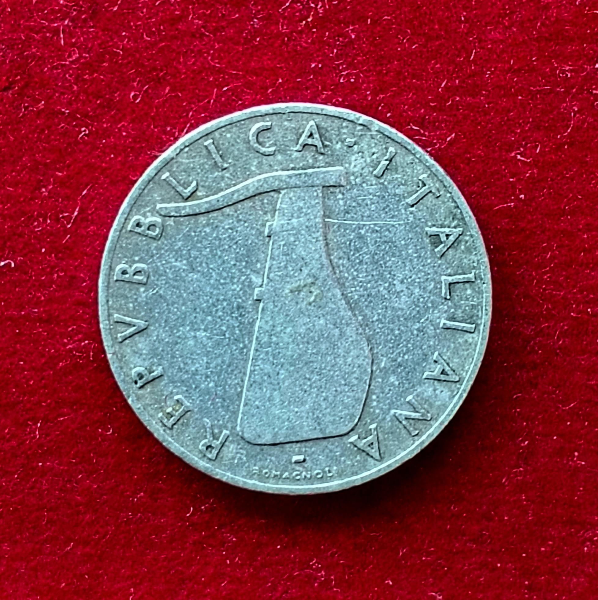 Italy 5 Lire 1954 Coin