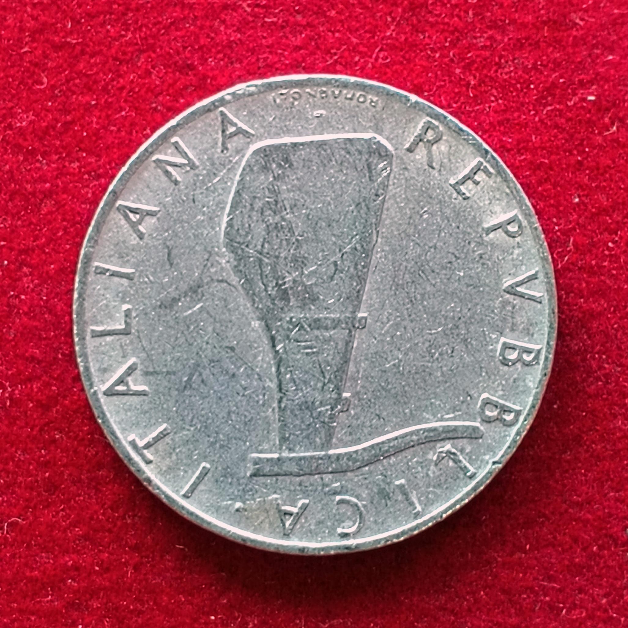 Italy 5 Lire 1954 Coin