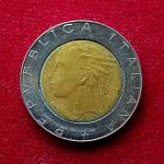 Italy 500 Lire 1989 Coin