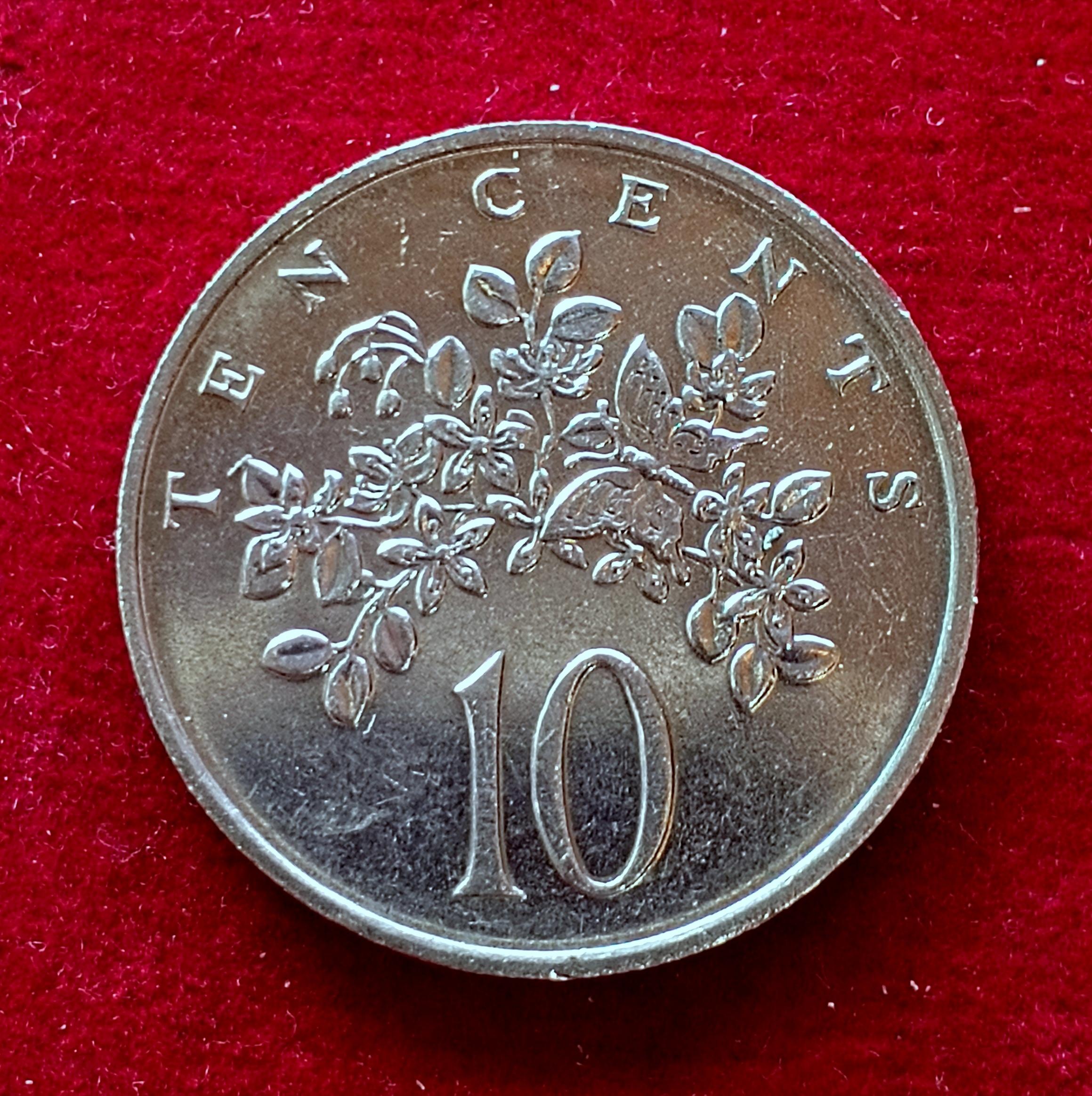 Jamaica 10 Cents 1987 Coin