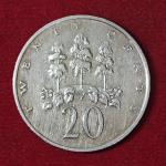 Jamaica 20 Cents 1987 Coin