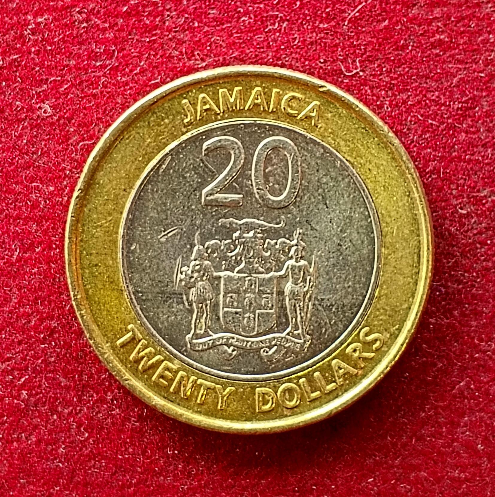 Jamaica 20 Dollars 2001 Coin