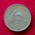 Jamaica 5 Cents 1969 Coin