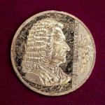 Johann Sebastian Bach Commemorative Medallion – German Classical Composer Tribute Coin (40mm)