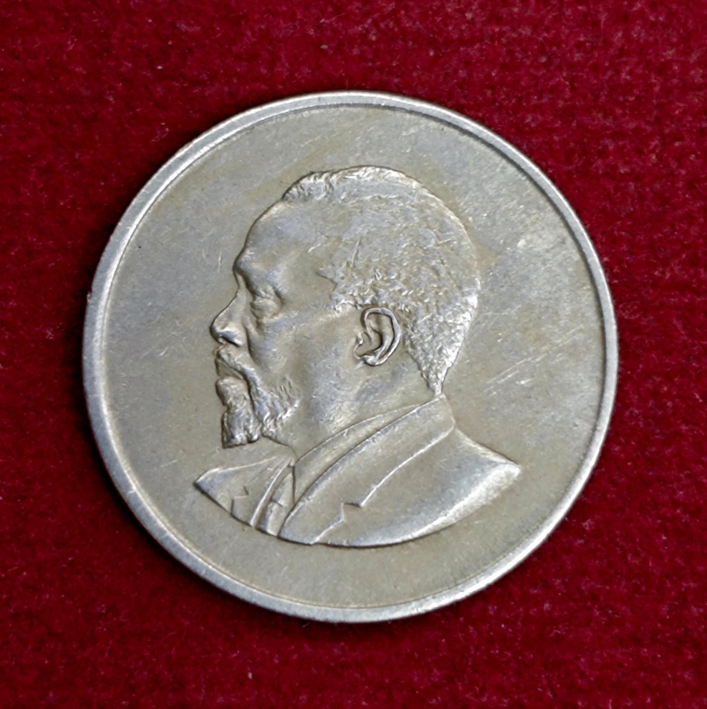 Kenya 50 Cents 1966 Coin