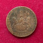 Madras Presidency (British India) 20 Cash 1808 Coin