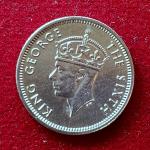 Malaya 10 Cents - George VI 1950 Coin