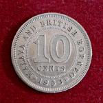 Malaya and British Borneo 10 Cents - Elizabeth II 1953 Coin