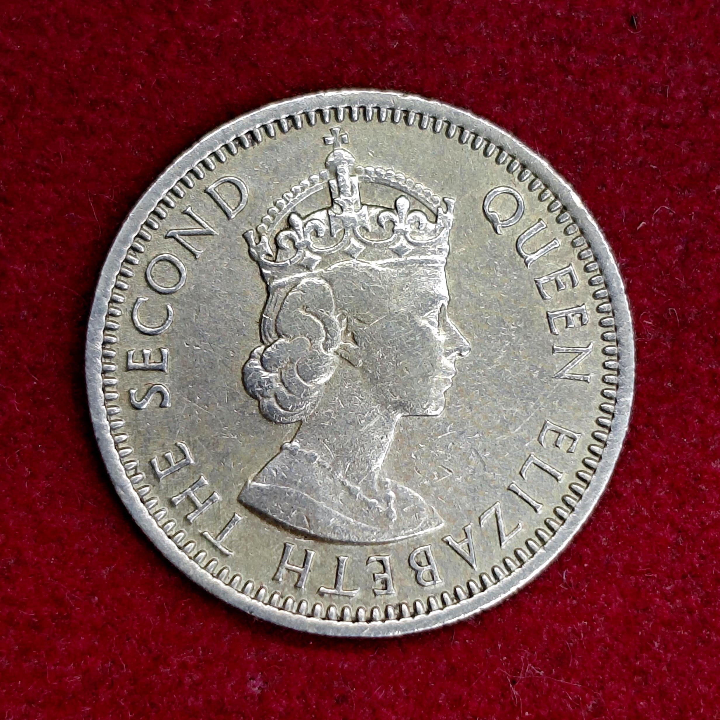 Malaya and British Borneo 10 Cents Elizabeth II 1961 Coin