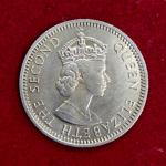 Malaya and British Borneo 10 Cents Elizabeth II 1961 Coin