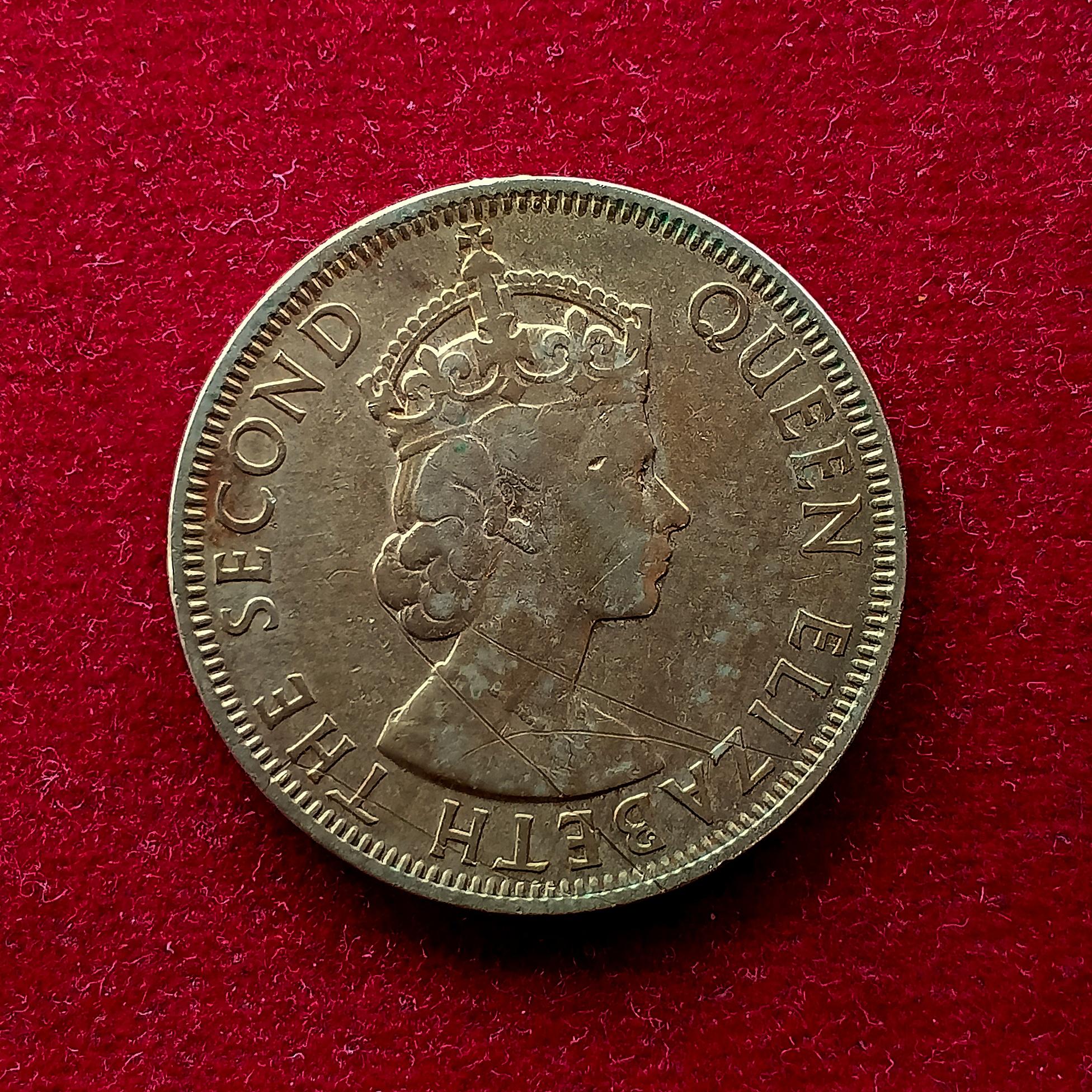 Malaya and British Borneo 50 Cents - Elizabeth II 1957 Coin