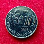Malaysia 10 Sen 2013 Coin