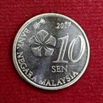 Malaysia 10 Sen 2017 Coin
