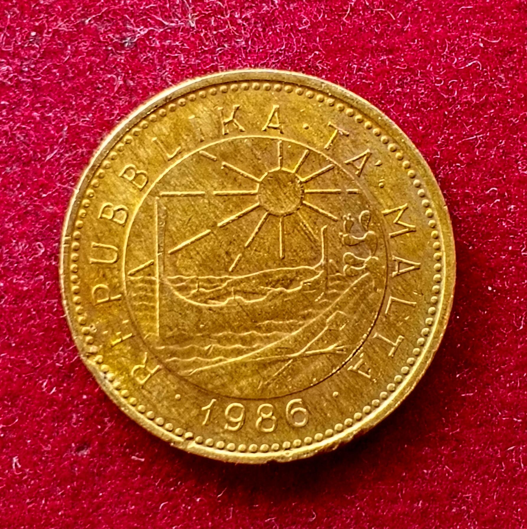 Malta 1 Cent 1986 Coin