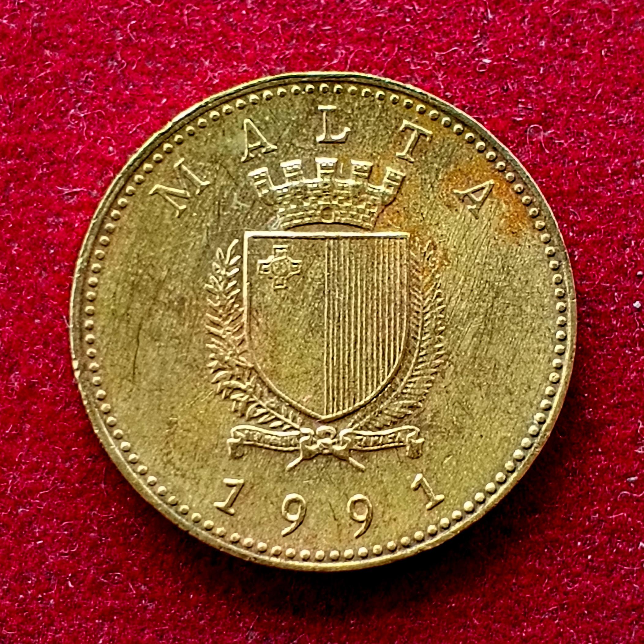 Malta 1 Cent 1991 Coin