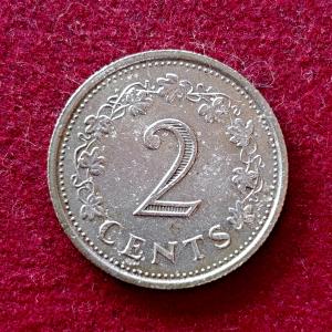 Malta 2 Cents 1977 Coin